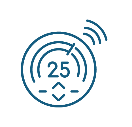 smart heating controller icon